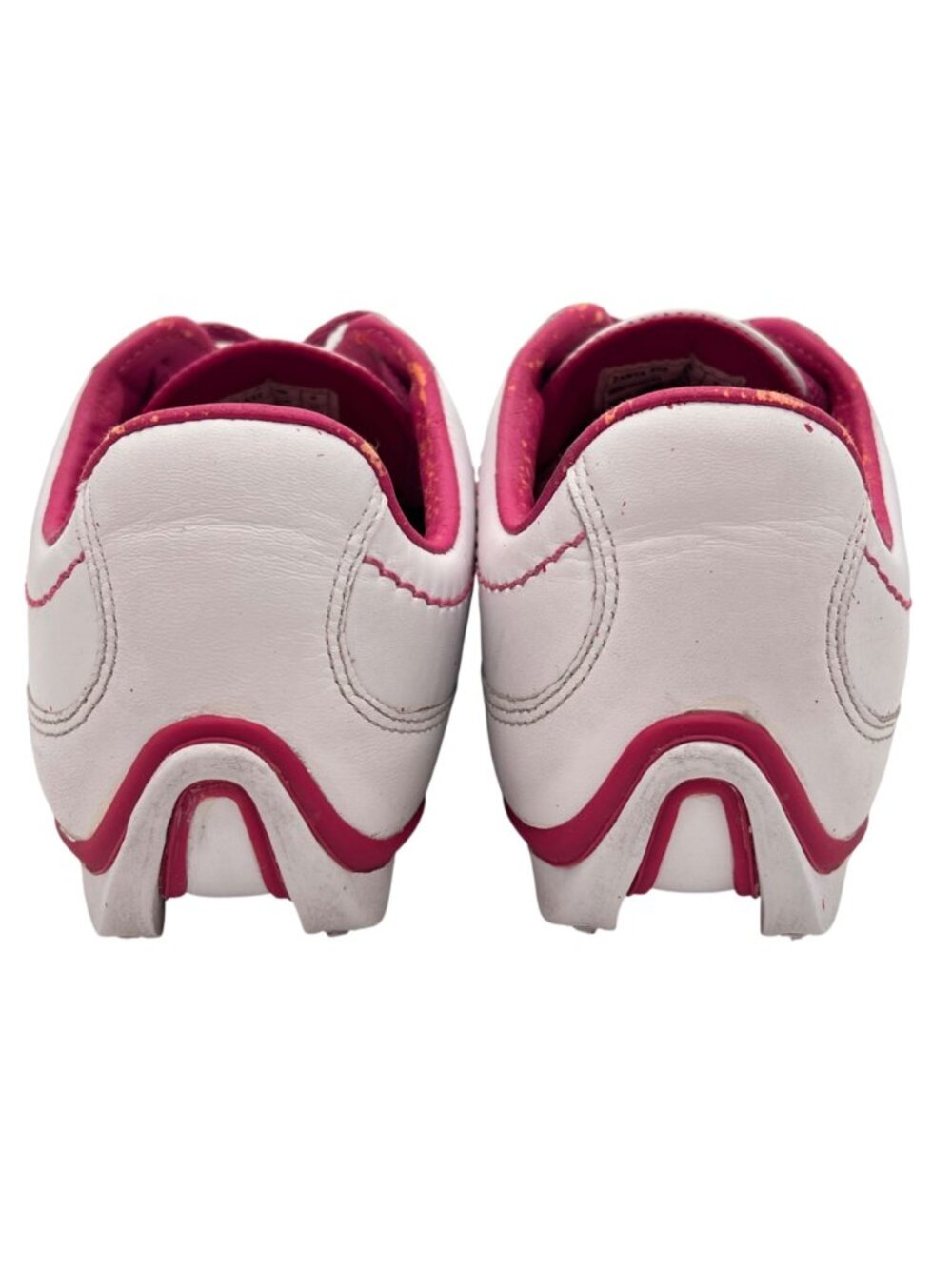 Vintage Lacoste Sport Zanta 53Z Womens Tennis Shoes Size 11 White Pink Leather - Picture 5 of 16